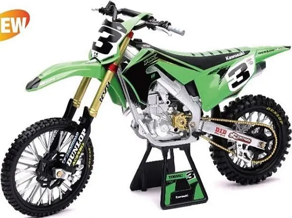 New-Ray Kawasaki KX450F Pilote Eli Tomac - 1:6 Model - FREE UK Shipping, FREE 365 Day Returns | Moto Central