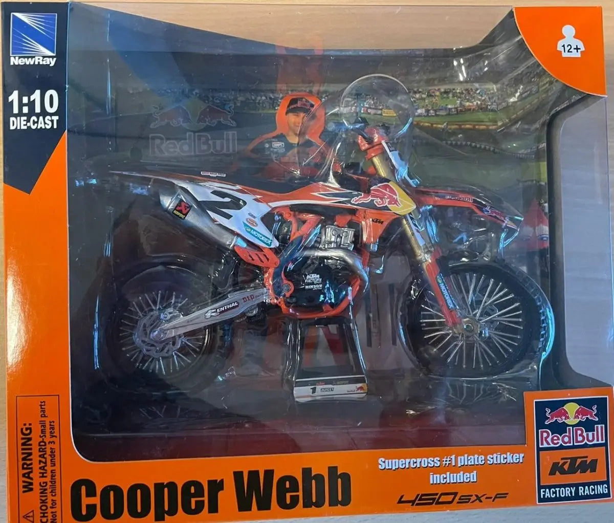 New-Ray Miniatuur KTM Cooper Webb Number 2 - FREE UK Shipping, FREE 365 Day Returns | Moto Central