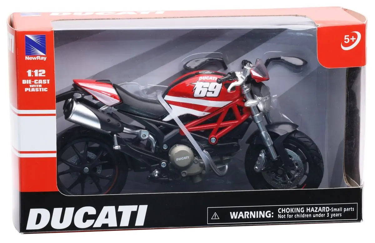 New-Ray Miniatuur Motor Ducati Monster Number 69 - FREE UK Shipping, FREE 365 Day Returns | Moto Central