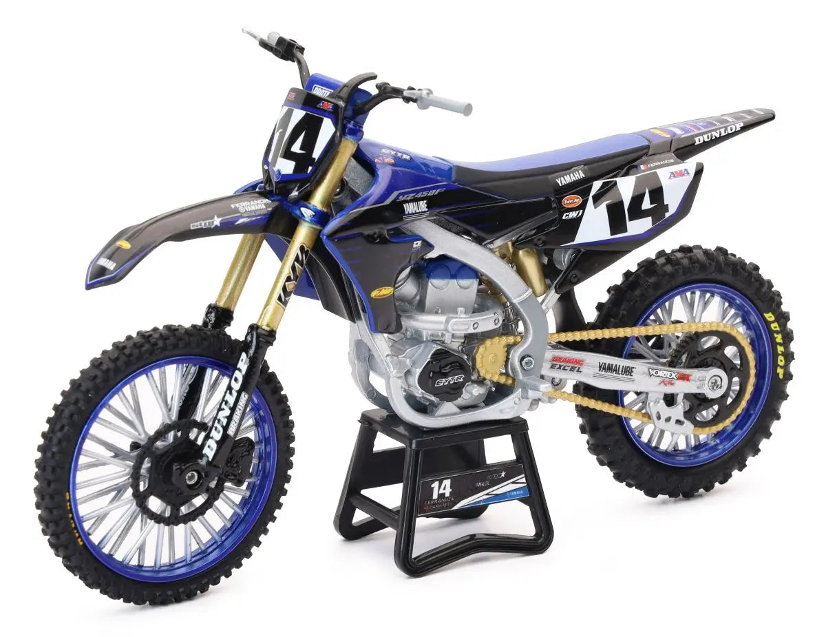 New-Ray Miniatuur Yamaha YZ450F D. Ferrandis Number  14 - FREE UK Shipping, FREE 365 Day Returns | Moto Central