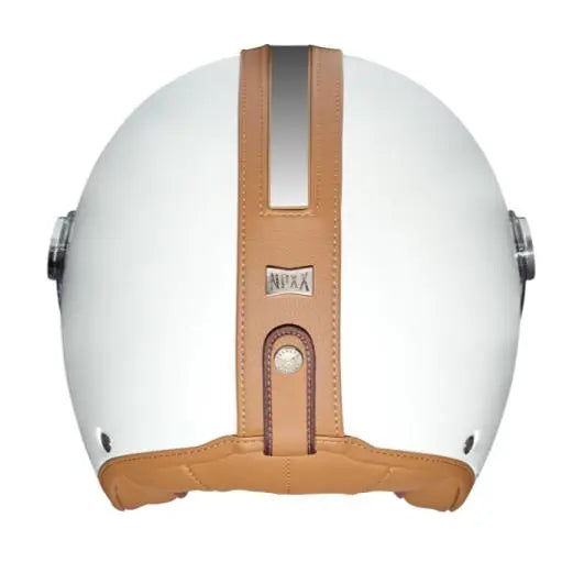 Nexx X.G30 Groovy Open Face Helmet White / Camel - FREE UK Shipping, FREE 365 Day Returns | Moto Central