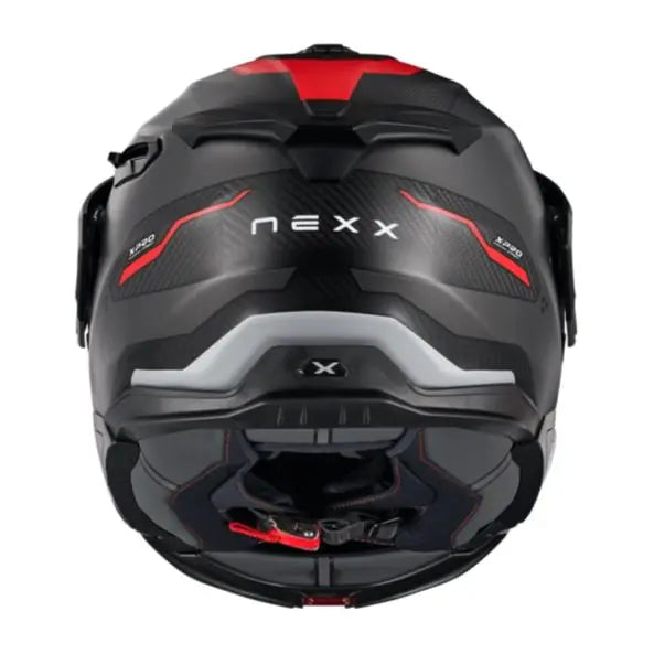 Nexx X.Lifecountry Terra Adventure Helmet Matt Grey / Red - FREE UK Shipping, FREE 365 Day Returns | Moto Central