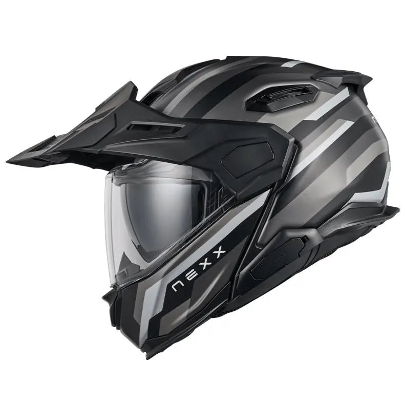 Nexx X.Lifecountry Westbound Adventure Helmet Matt Black / Grey - FREE UK Shipping, FREE 365 Day Returns | Moto Central