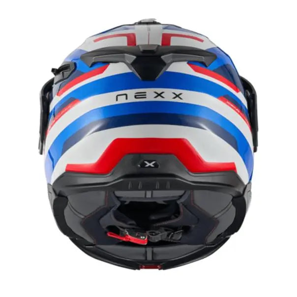 Nexx X.Lifecountry Westbound Adventure Helmet Matt Blue / Red - FREE UK Shipping, FREE 365 Day Returns | Moto Central