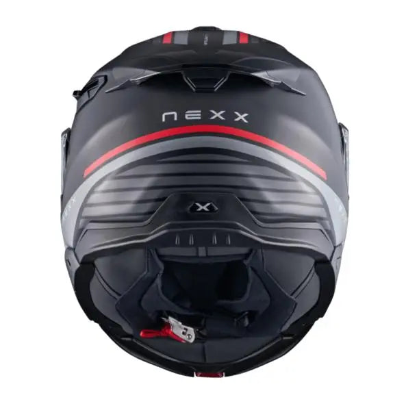 Nexx X.Lifetour Globe Flip Up Helmet Matt Black / Red - FREE UK Shipping, FREE 365 Day Returns | Moto Central