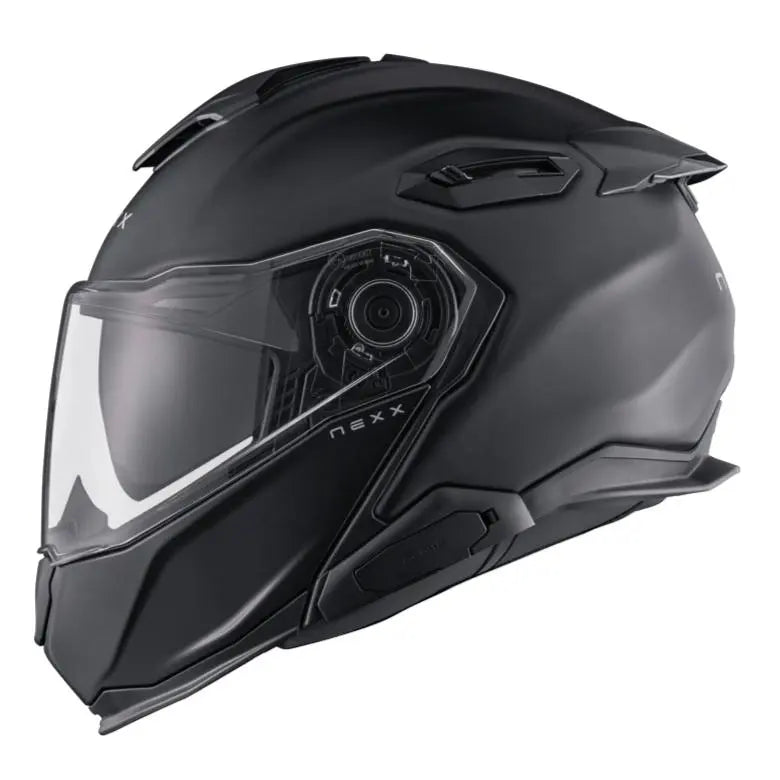 Nexx X.Lifetour Plain Flip Up Helmet Matt Black - FREE UK Shipping, FREE 365 Day Returns | Moto Central