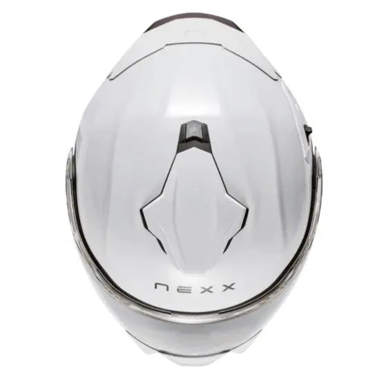 Nexx X.Lifetour Plain Flip Up Helmet White - FREE UK Shipping, FREE 365 Day Returns | Moto Central