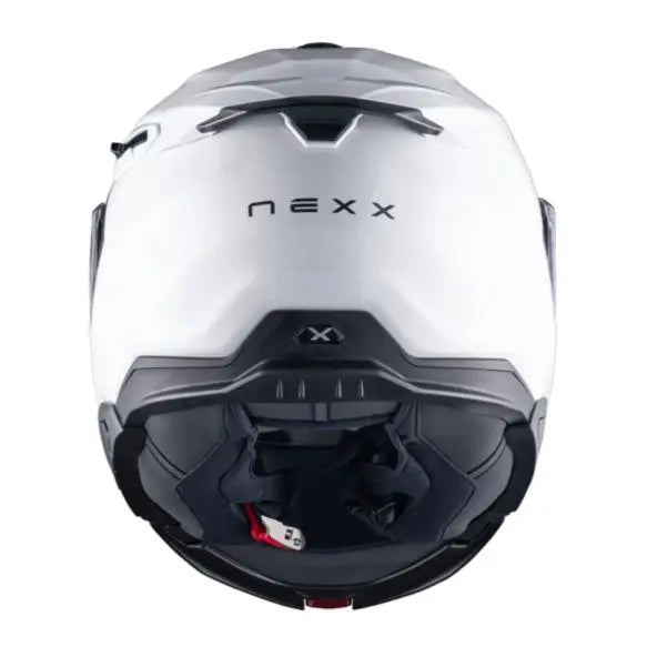 Nexx X.Lifetour Plain Flip Up Helmet White - FREE UK Shipping, FREE 365 Day Returns | Moto Central