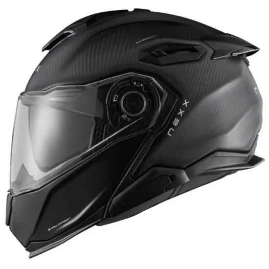 Nexx X.Lifetour Zero Pro Flip Up Helmet Matt Carbon - FREE UK Shipping, FREE 365 Day Returns | Moto Central