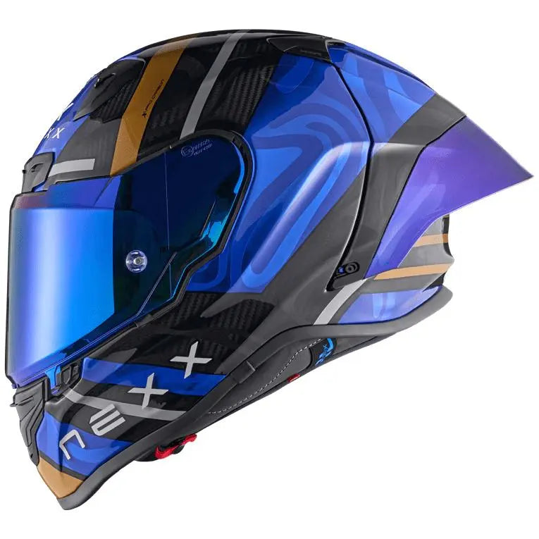 Nexx X.R3R Swirl Full Face Helmet Deep Blue - FREE UK Shipping, FREE 365 Day Returns | Moto Central