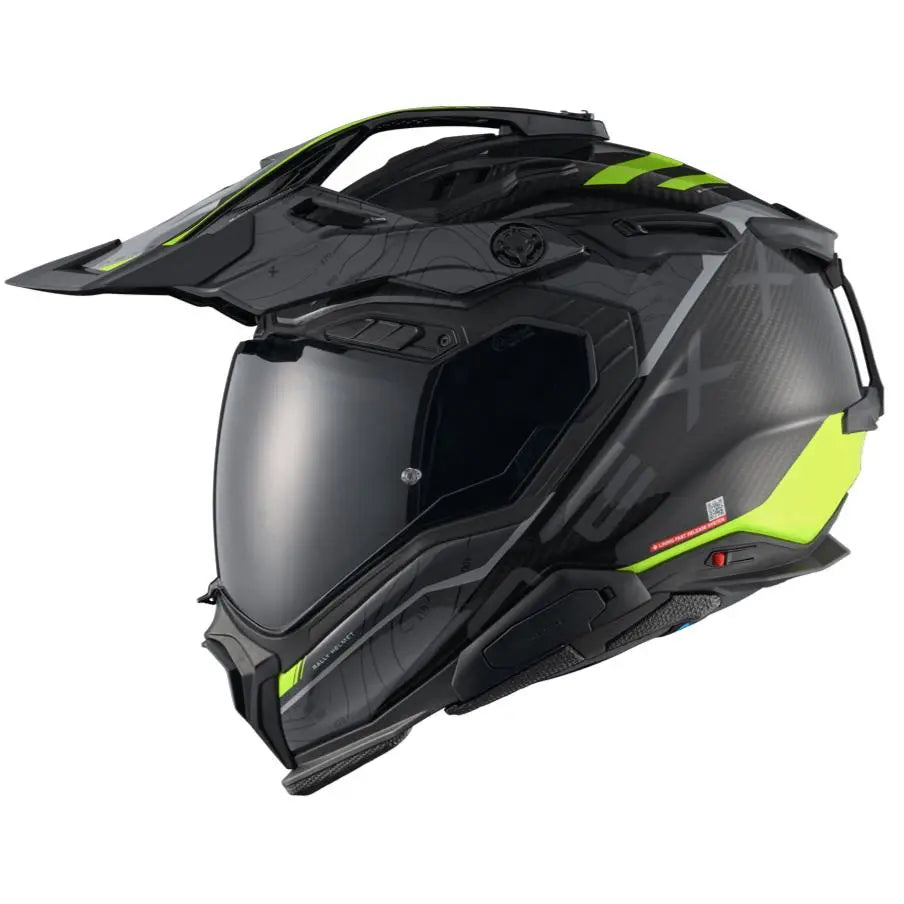 Nexx X.WED3 Furka Adventure Helmet Grey / Neon - FREE UK Shipping, FREE 365 Day Returns | Moto Central