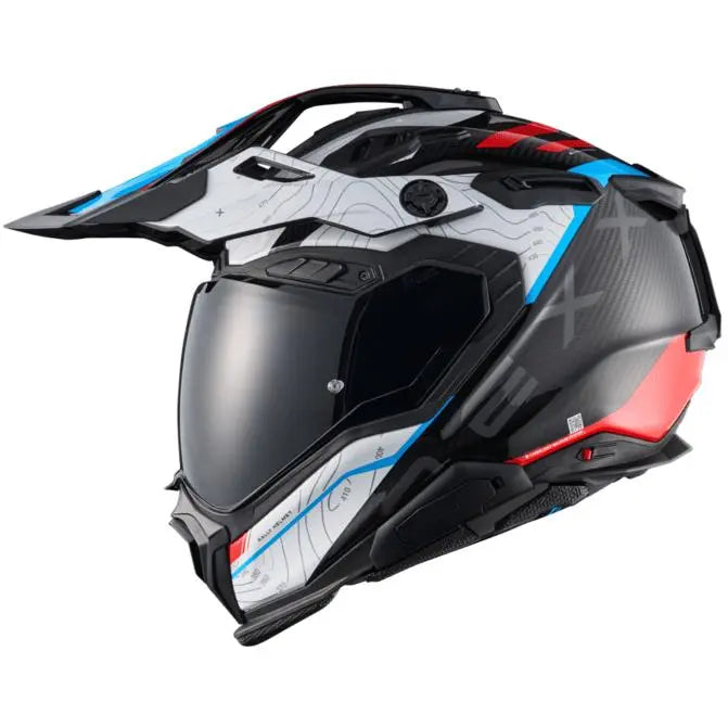 Nexx X.WED3 Furka Adventure Helmet Red / Blue - FREE UK Shipping, FREE 365 Day Returns | Moto Central