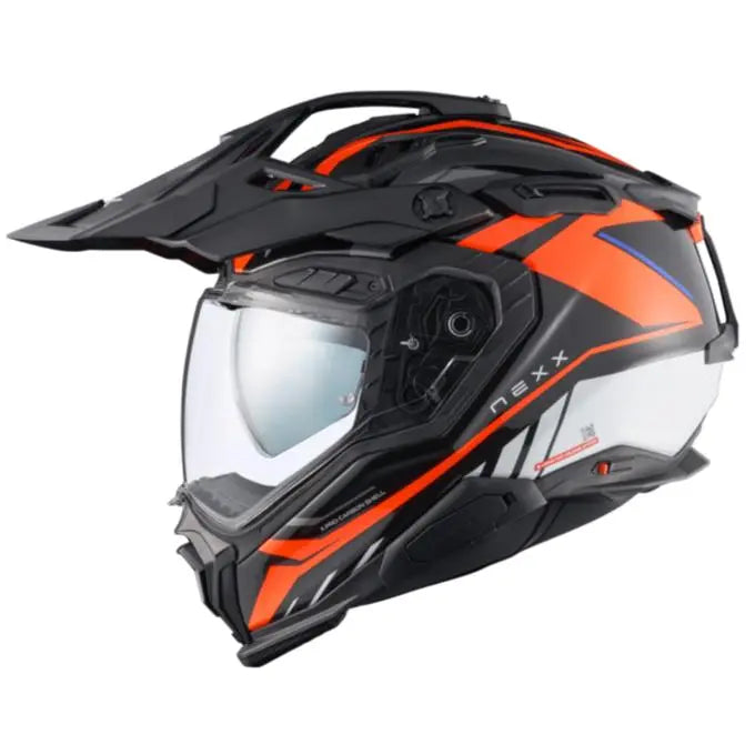 Nexx X.WED3 Gobi Adventure Helmet Orange / White - FREE UK Shipping, FREE 365 Day Returns | Moto Central