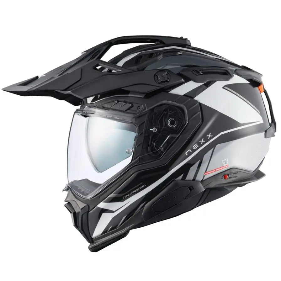 Nexx X.WED3 Gobi Adventure Helmet White / Grey - FREE UK Shipping, FREE 365 Day Returns | Moto Central