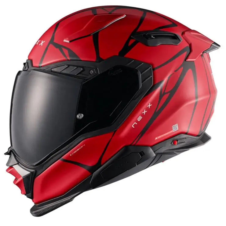 Nexx X.WST3 B-Side Full Face Helmet Matt Red / Black - FREE UK Shipping, FREE 365 Day Returns | Moto Central