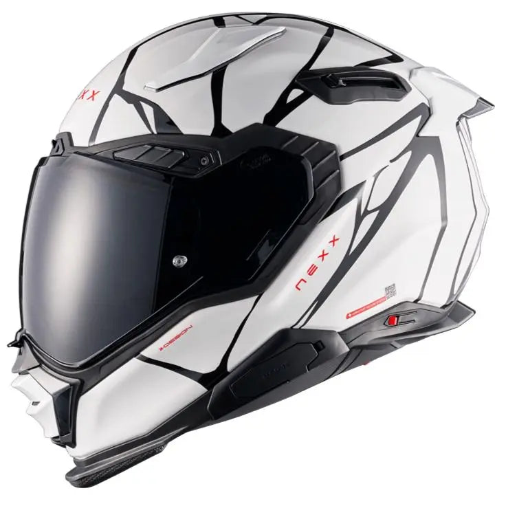 Nexx X.WST3 B-Side Full Face Helmet White / Black - FREE UK Shipping, FREE 365 Day Returns | Moto Central