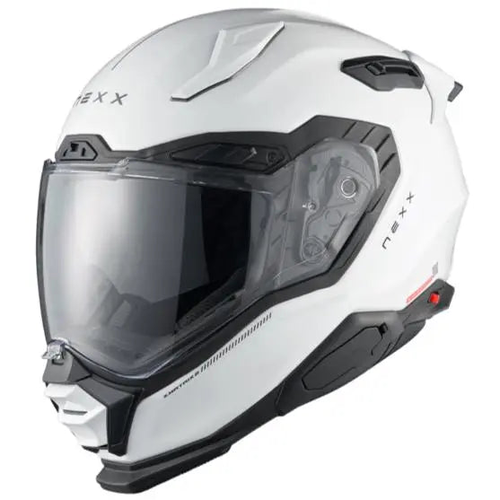 Nexx X.WST3 Plain Full Face Helmet White - FREE UK Shipping, FREE 365 Day Returns | Moto Central