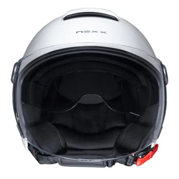 Nexx Y.10 Plain Open Face Helmet White - FREE UK Shipping, FREE 365 Day Returns | Moto Central