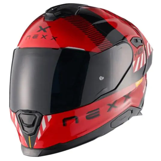 Nexx Y.100R Fade Full Face Helmet Red / Black - FREE UK Shipping, FREE 365 Day Returns | Moto Central