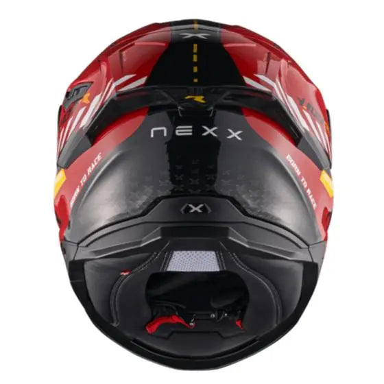 Nexx Y.100R Fade Full Face Helmet Red / Black - FREE UK Shipping, FREE 365 Day Returns | Moto Central