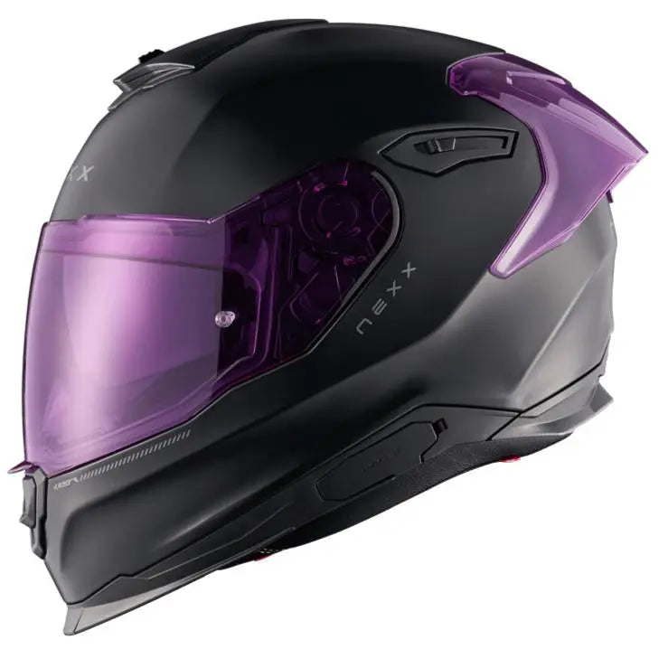 Nexx Y.100R Subsonic Full Face Helmet Matt Black / Pink - FREE UK Shipping, FREE 365 Day Returns | Moto Central