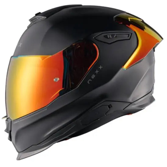 Nexx Y.100R Subsonic Full Face Helmet Matt Black / Red - FREE UK Shipping, FREE 365 Day Returns | Moto Central