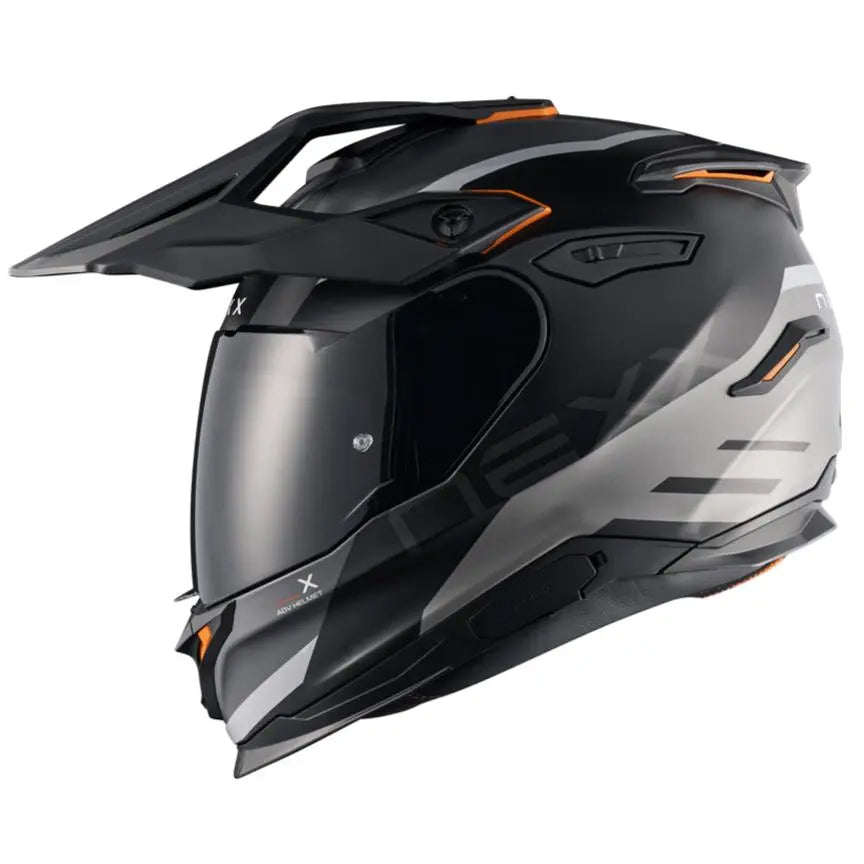 Nexx Y.TRAVL Quest Adventure Helmet Matt Black / Grey - FREE UK Shipping, FREE 365 Day Returns | Moto Central