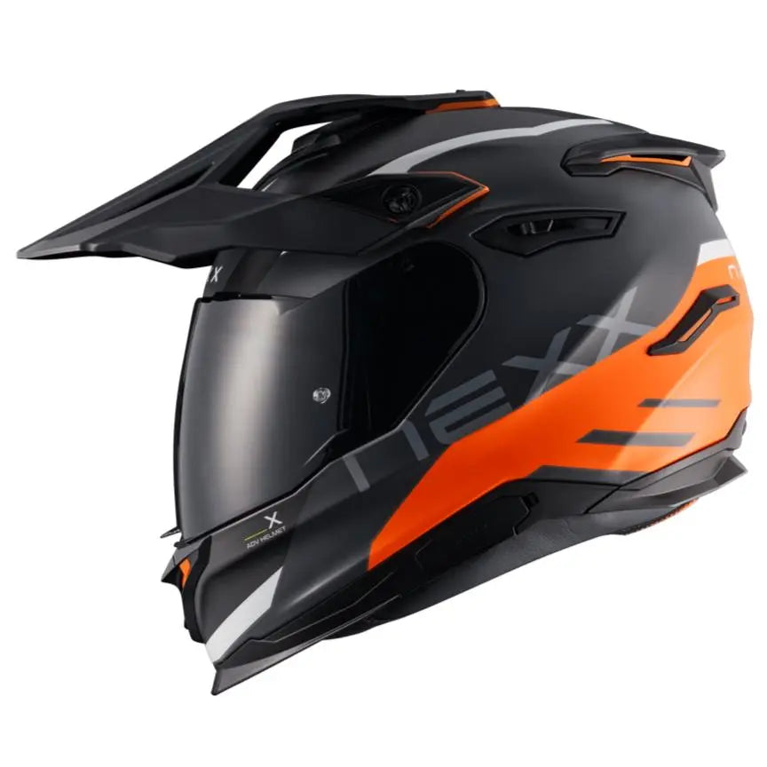 Nexx Y.TRAVL Quest Adventure Helmet Matt Orange - FREE UK Shipping, FREE 365 Day Returns | Moto Central