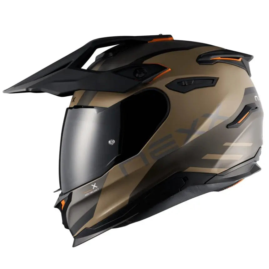 Nexx Y.TRAVL Quest Adventure Helmet Matt Sand / Grey - FREE UK Shipping, FREE 365 Day Returns | Moto Central