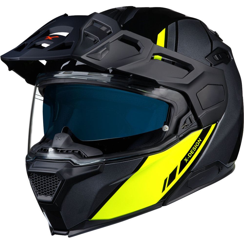 Nexx X Vilijord Flip Up Helmet Hi-Viz Yellow / Grey - FREE UK Shipping, FREE 365 Day Returns | Moto Central