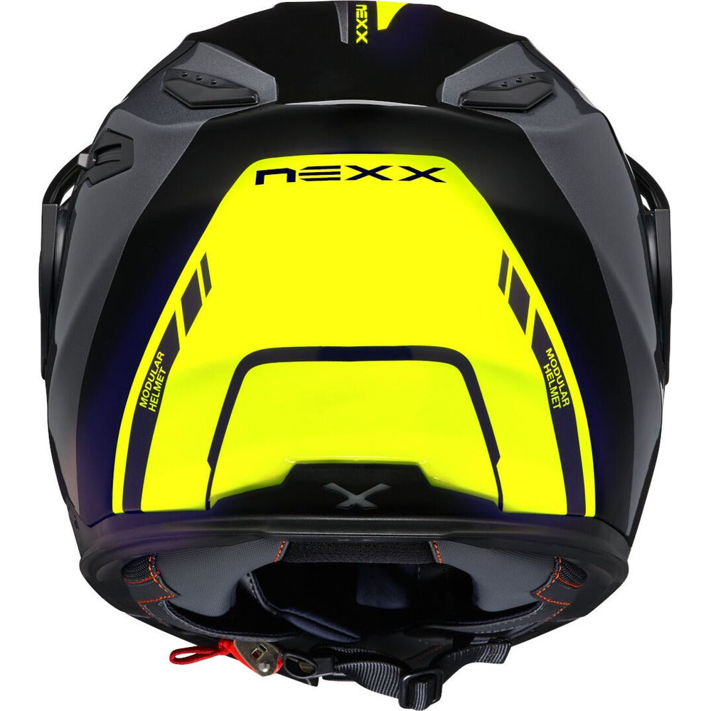 Nexx X Vilijord Flip Up Helmet Hi-Viz Yellow / Grey - FREE UK Shipping, FREE 365 Day Returns | Moto Central