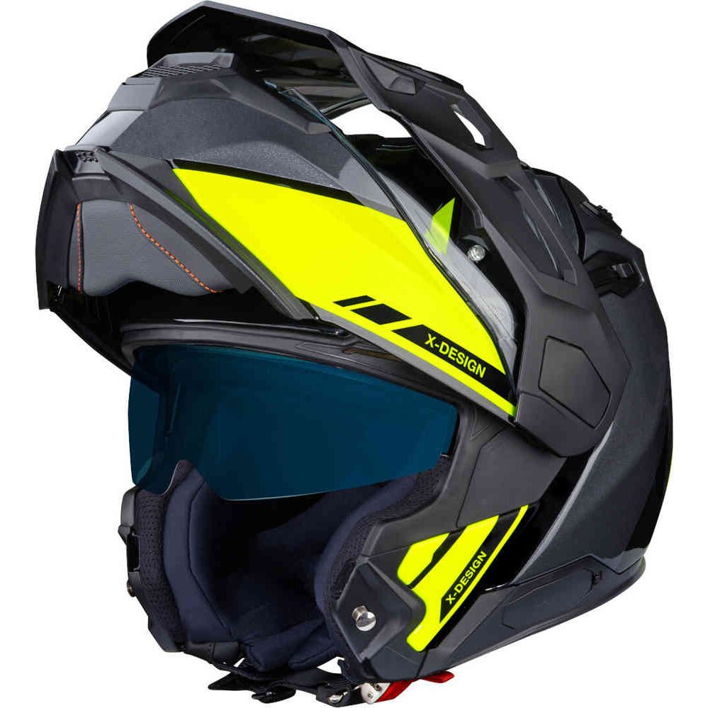 Nexx X Vilijord Flip Up Helmet Hi-Viz Yellow / Grey - FREE UK Shipping, FREE 365 Day Returns | Moto Central