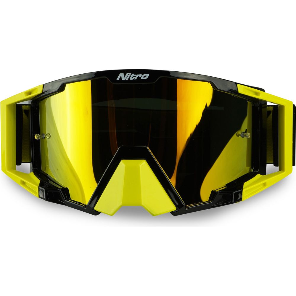 Nitro NV-100 Goggles Hi-Vis Yellow - FREE UK Shipping, FREE 365 Day Returns | Moto Central