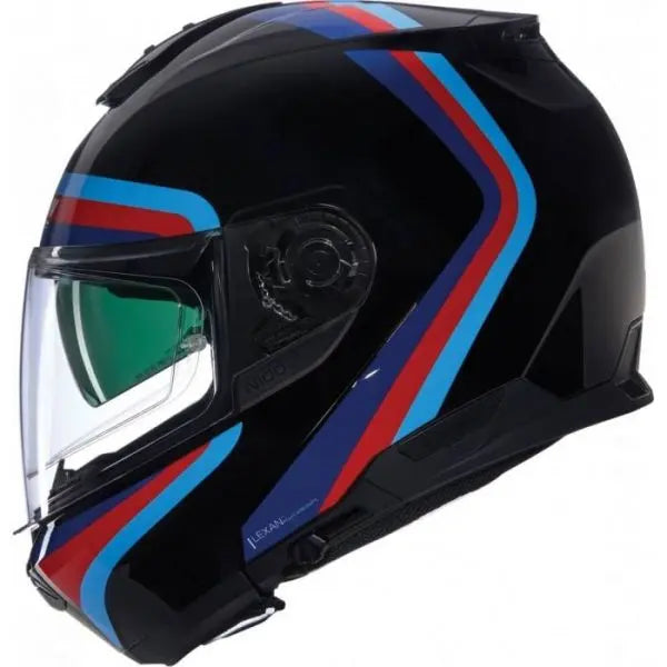 Nolan N100-6 Assoluto Modular Black / Blue / Red  - FREE UK Shipping, FREE 365 Day Returns | Moto Central