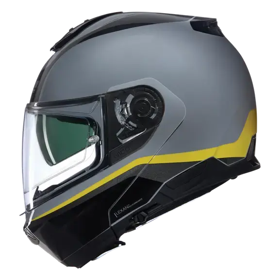 Nolan N100-6 Incognito Modular Grey / Yellow / Black  - FREE UK Shipping, FREE 365 Day Returns | Moto Central