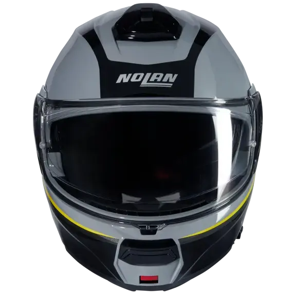 Nolan N100-6 Incognito Modular Grey / Yellow / Black  - FREE UK Shipping, FREE 365 Day Returns | Moto Central