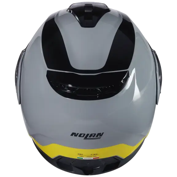 Nolan N100-6 Incognito Modular Grey / Yellow / Black  - FREE UK Shipping, FREE 365 Day Returns | Moto Central