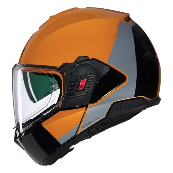 Nolan N120-1 Grafo Modular Orange / Grey / Black  - FREE UK Shipping, FREE 365 Day Returns | Moto Central