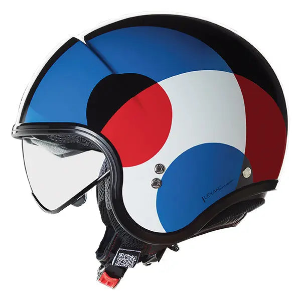 Nolan N21 06 Bicromo Blue / White / Red  - FREE UK Shipping, FREE 365 Day Returns | Moto Central