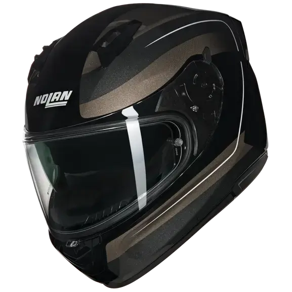 Nolan N60-6 Ermetico Black / Gold  - FREE UK Shipping, FREE 365 Day Returns | Moto Central