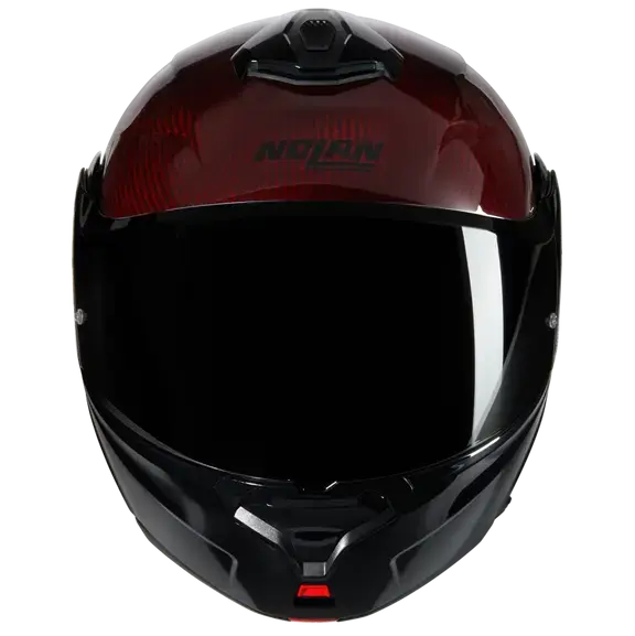 Nolan X-1005 Ultra Carbon Liquido Modular Liquid Red Carbon  - FREE UK Shipping, FREE 365 Day Returns | Moto Central