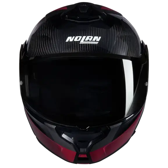 Nolan X-1005 Ultra Carbon Sportivo Modular Carbon / Red / Grey  - FREE UK Shipping, FREE 365 Day Returns | Moto Central