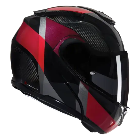 Nolan X-1005 Ultra Carbon Sportivo Modular Carbon / Red / Grey  - FREE UK Shipping, FREE 365 Day Returns | Moto Central