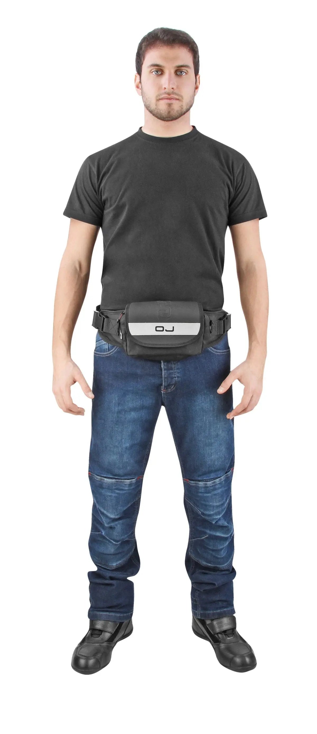 OJ Atmosfere Metropolitane Waist Pouch Or Tank Bag Belt Bag Black - FREE UK Shipping, FREE 365 Day Returns | Moto Central