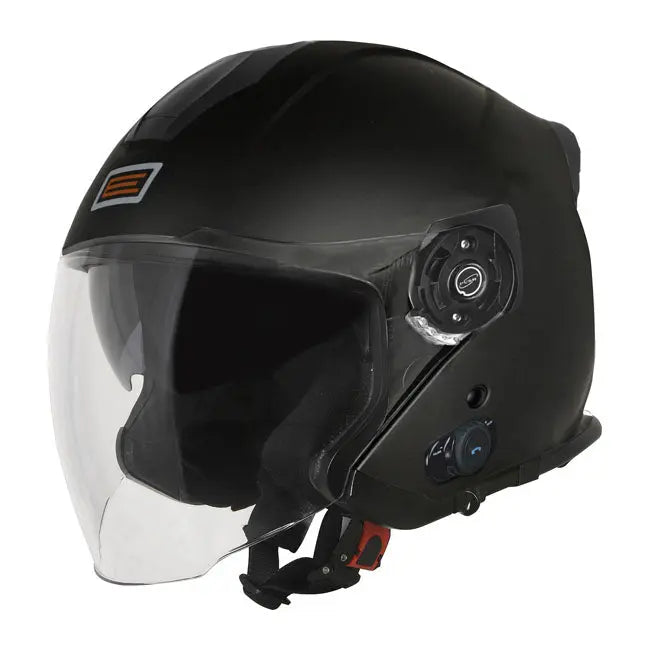 Origine Palio Solid Open Face Helmet Matt Black  - FREE UK Shipping, FREE 365 Day Returns | Moto Central