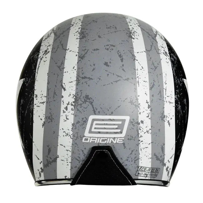 Origine Spirit Rebel Star Open Face Helmet Matt Grey  - FREE UK Shipping, FREE 365 Day Returns | Moto Central