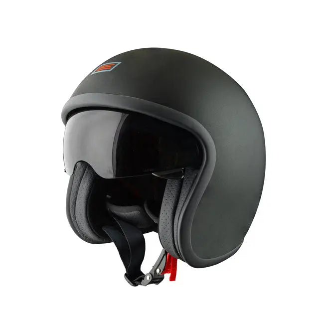 Origine Spirit Solid Open Face Helmet Matt Black  - FREE UK Shipping, FREE 365 Day Returns | Moto Central