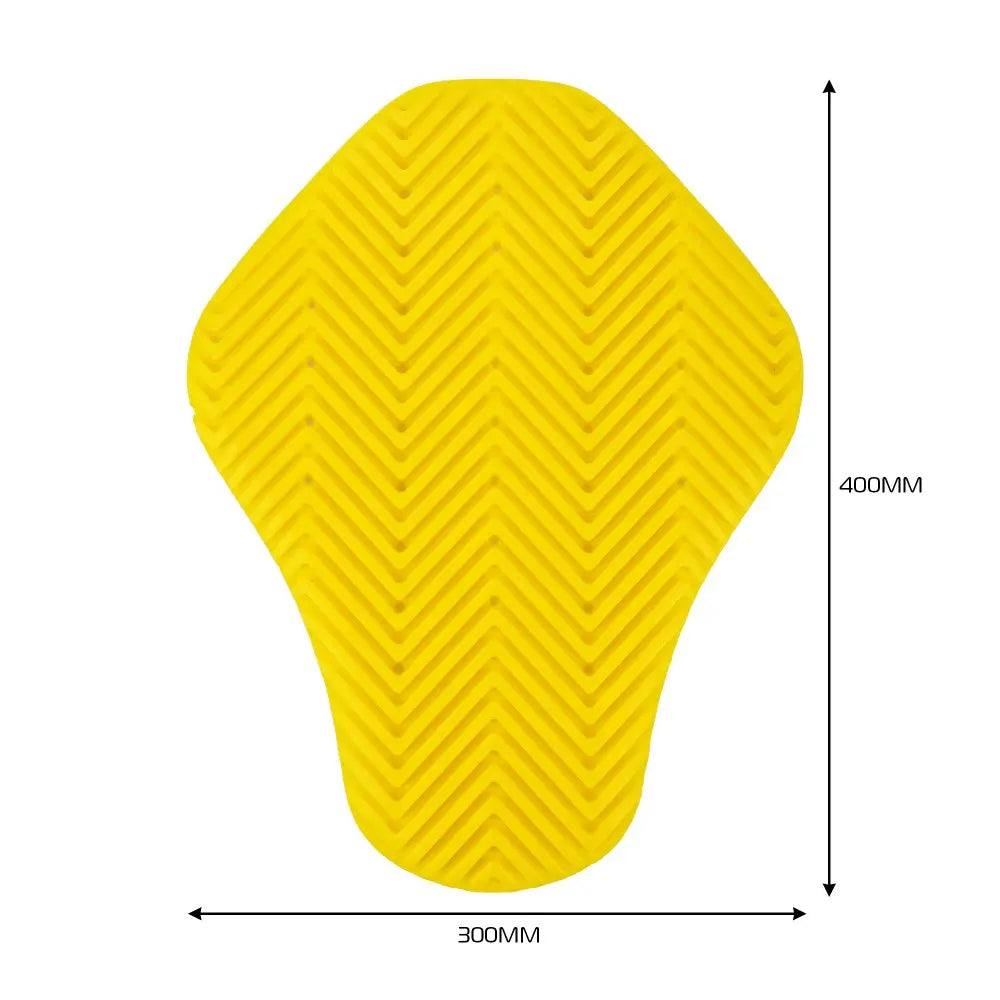 Oxford Dynamic 2.0 Level 2 Back Protector Insert Yellow  - FREE UK Shipping, FREE 365 Day Returns | Moto Central