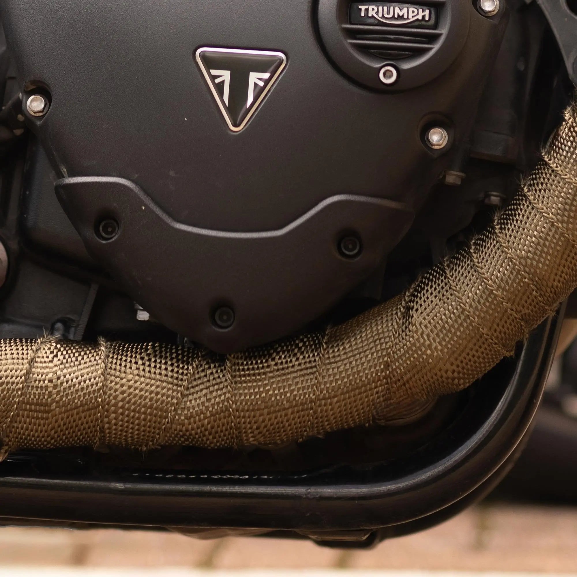 Oxford Exhaust Wrap Titanium  - FREE UK Shipping, FREE 365 Day Returns | Moto Central