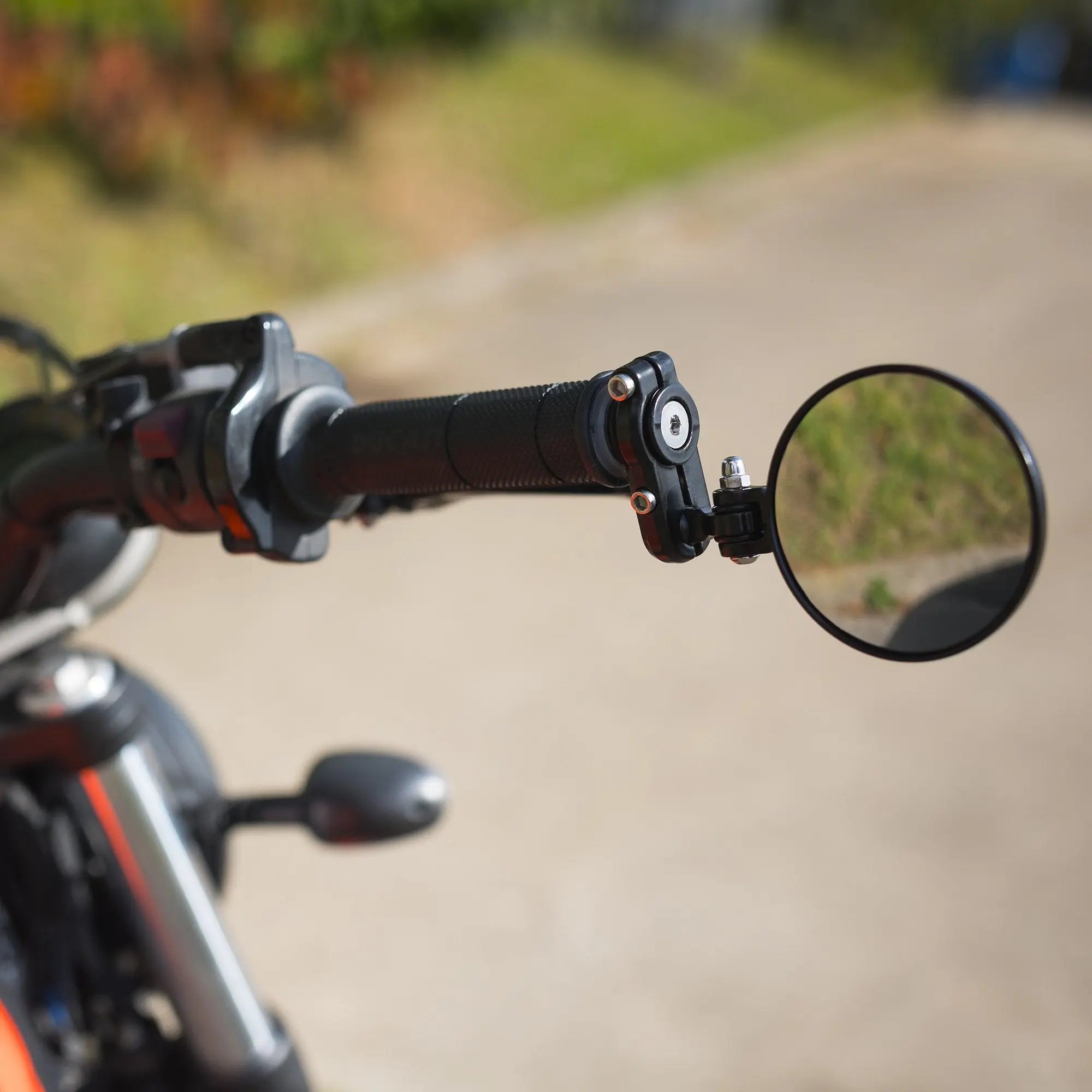 Oxford Fold-Away Bar End Mirrors Set Black  - FREE UK Shipping, FREE 365 Day Returns | Moto Central